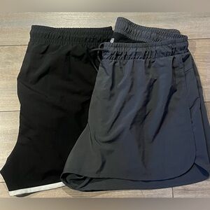 Ideology two pair Black and Gray Athletic Shorts women’s XXL